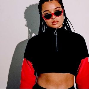 Danielle Crop Zip Jumper
